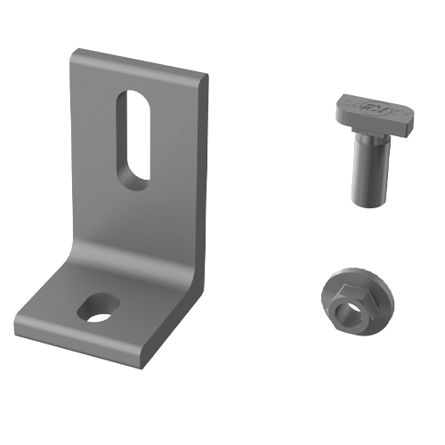 L-Foot Slotted Set, Mill