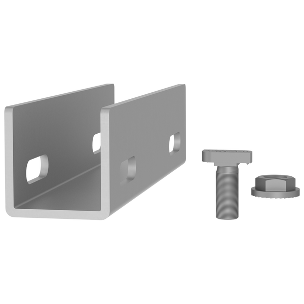 Rail Connector UL 2703 Set, CR80, Mill