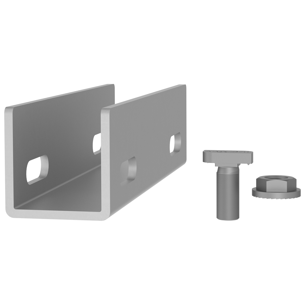 Rail Connector UL 2703 Set, CR80, Mill