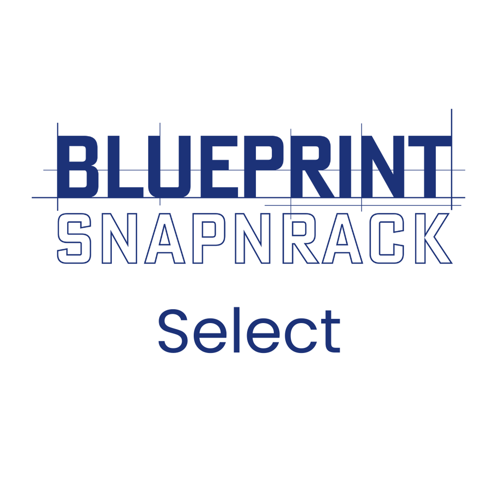 SnapNrack Blueprint (Basic, Select, or Pro)