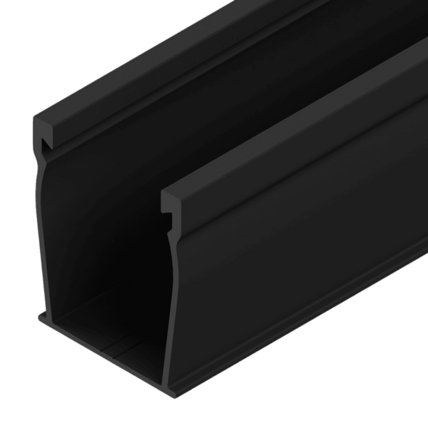 UR-45 Rail, 172", Black (Box of 4)