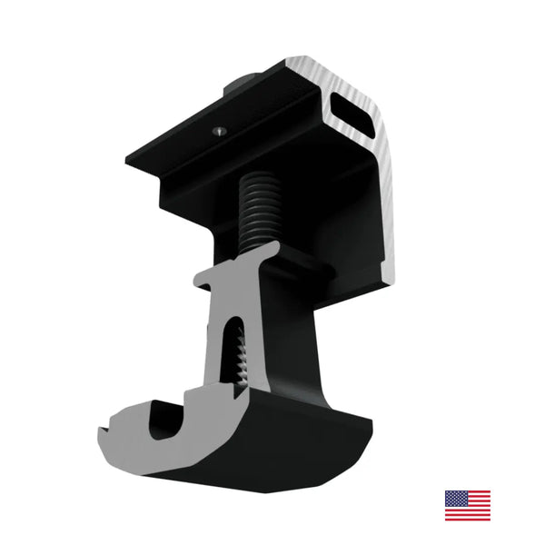 Ultra Rail End Clamp, Black (USA)