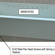 S5-GC(75-125)K-US Wire Cover with Post Mounting Plate