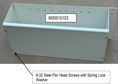 S5-GC(75-125)K-US Wire Cover with Post Mounting Plate