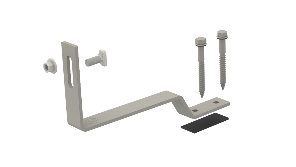 Flat Tile Hook X Kit, w/Butyl