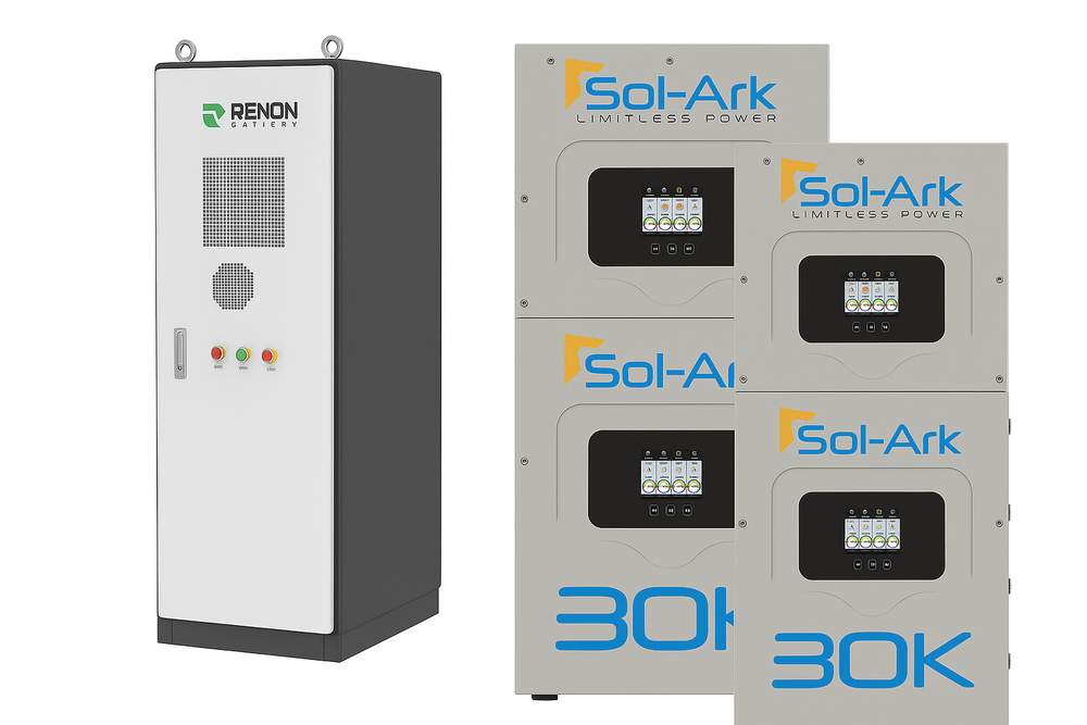 Ecube 60kW + 2 Sol-Ark 30K Inverter Bundle