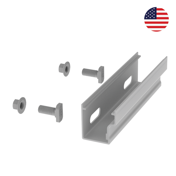 Rail Connector CR44-X/44Max Set, Mill
