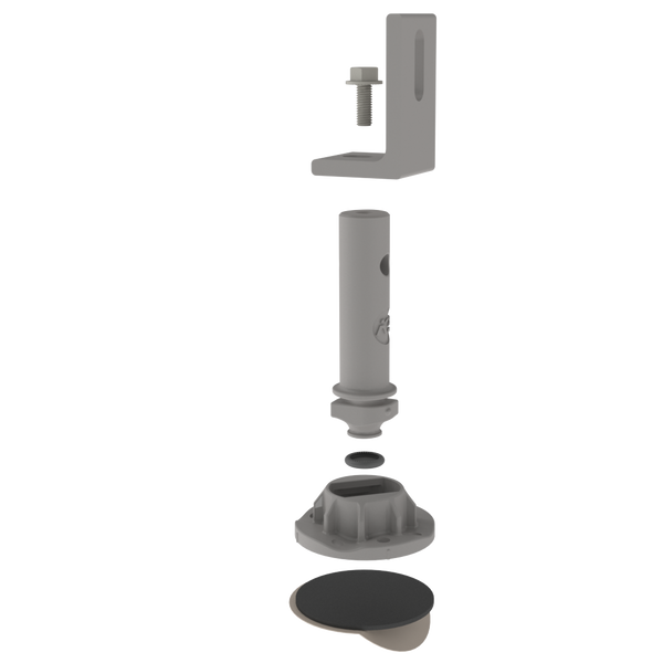 K2 Drop N Lock Post 4.5", Kit