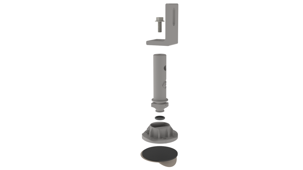 K2 Drop N Lock Post 4.5", Kit