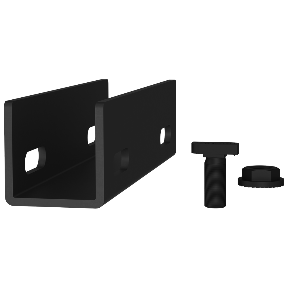 Rail Connector UL 2703 Set, CR80, Dark