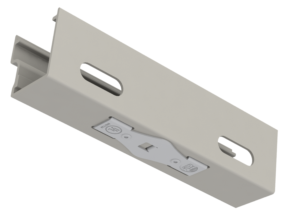 Tool-less Rail Connector 44-X, Set, Mill