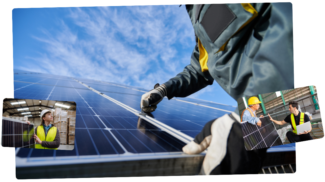 AI-powered solar procurement platform showcasing Aspen Buying Group vision for a connected clean energy ecosystem.